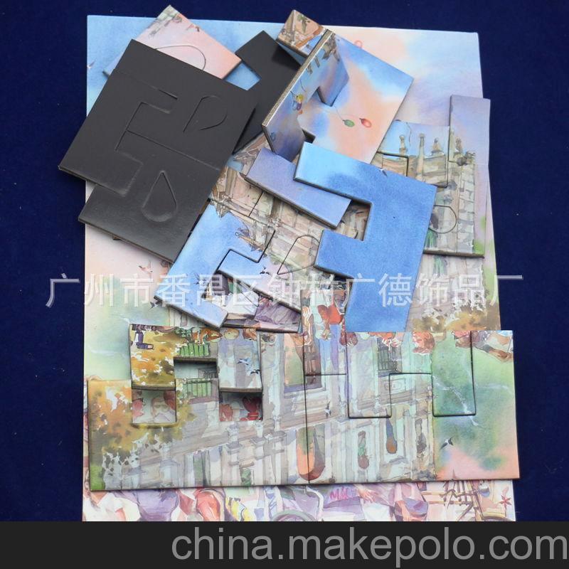 广州厂家定做 卡通图案开发儿童智力拼图 灰板纸拼图 智力拼图