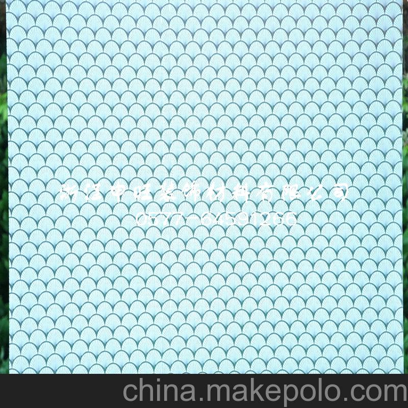 厂家供应磨砂玻璃纸 蒲公英窗贴 带花玻璃纸 不透光玻璃纸
