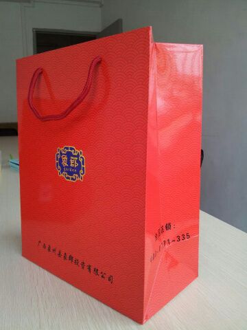 广州钟落潭纸袋，纸袋厂，钟落潭制作手挽纸袋