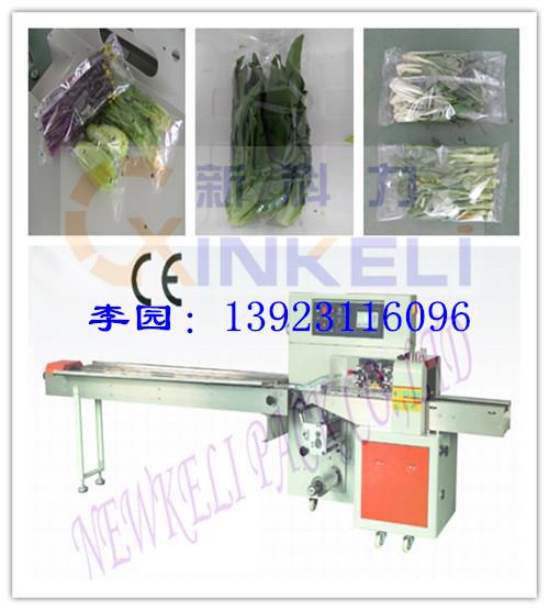 广东佛山新科力叶菜自动套袋包装机