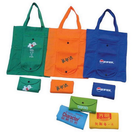供应九江折叠式购物带、草莓式可爱环保袋