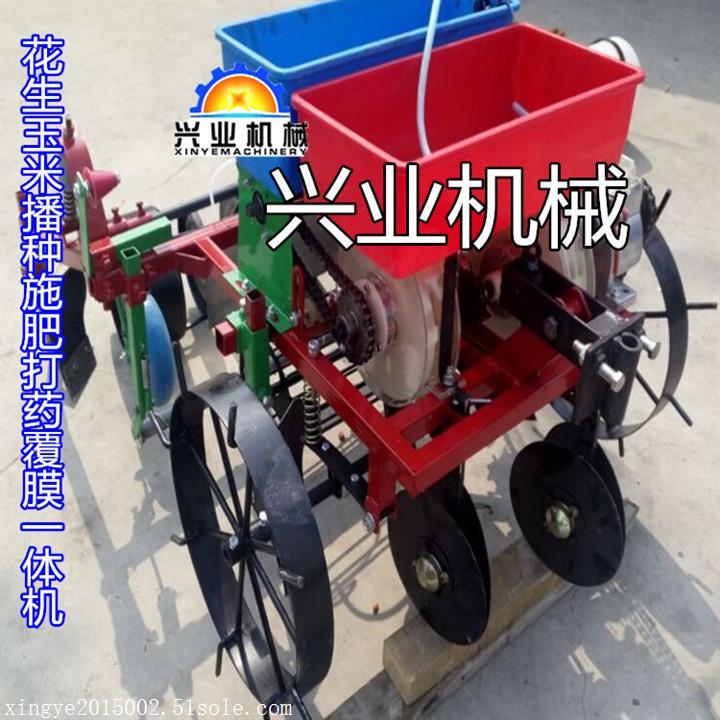 多功能玉米花生播种覆膜机 种植蔬菜覆膜机 覆膜机价格