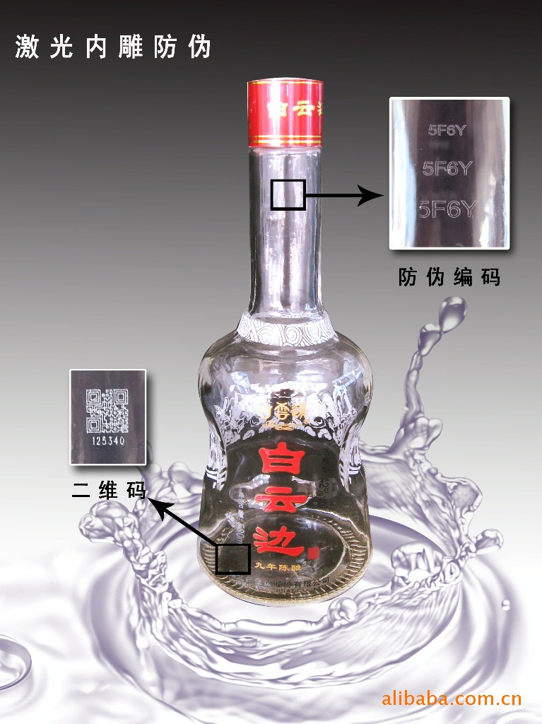 河南郑州酒瓶激光喷码机、酒水专用激光打码机