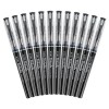 晨光（M&G）直液式全针管中性笔签字笔水笔 0.5mm12支装 黑色 ARP50901