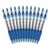晨光（M&G）办公按动子弹头中性笔签字笔水笔0.5mm12支装 墨蓝色 GP1008