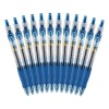 晨光（M&G）办公按动子弹头中性笔签字笔水笔0.5mm12支装 墨蓝色 GP1008