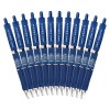 晨光（M&G）金品按动子弹头中性笔签字笔水笔0.5mm12支装 墨蓝色 AGPK3507