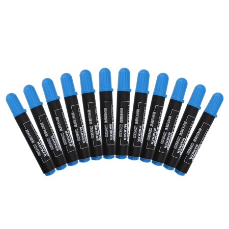 晨光（M&G）单头白板笔会议笔12支装 蓝色 MG2160
