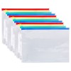 晨光（M&G）ADM94552 A4透明拉边拉链袋文件袋资料袋20个装 颜色随机