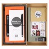 晨光（M&G）HAPY0011集客旅行绑带笔记本复古日记旅行者手账本子套装(含内芯) 12件套 橙色
