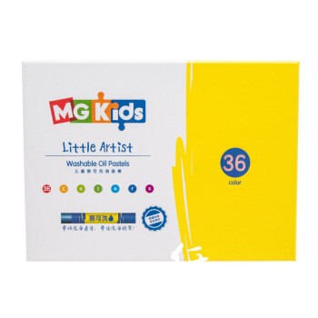 晨光(M&G)文具MGKIDS系列36色水溶性学生蜡笔儿童易可洗油画棒 36支/盒ZGM91131