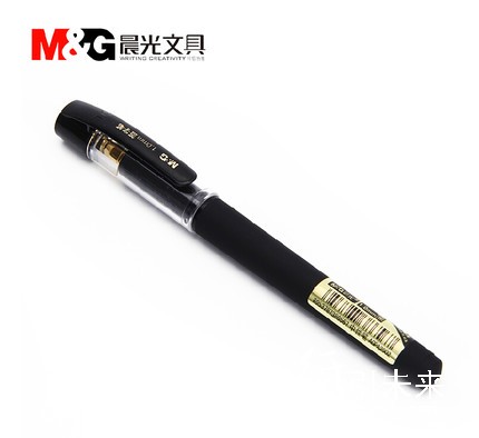 晨光陶瓷球珠中性笔金黑AGPA2502黑1.0