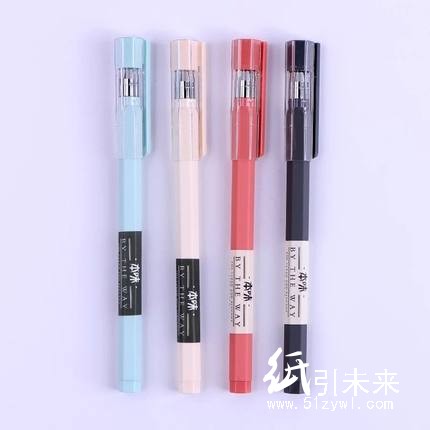 晨光陶瓷球珠中性笔本味AGPA0404黑0.5