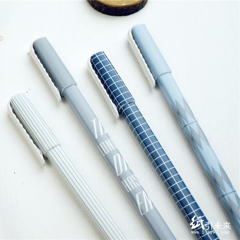 晨光中性笔灰谐AGP67117蓝0.38