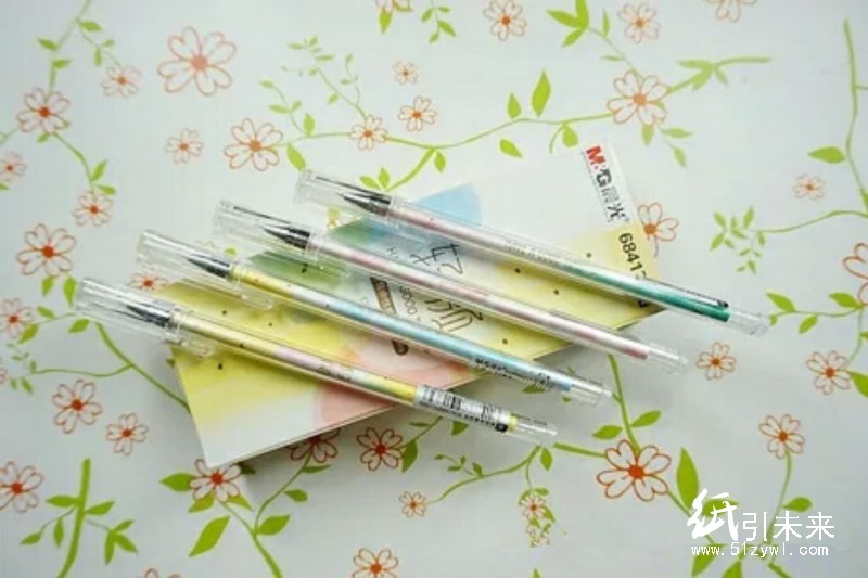 晨光中性笔轻颜AGP68417晶蓝0.35