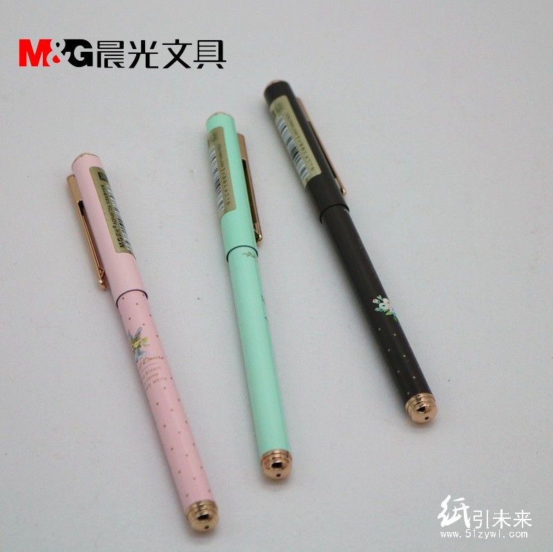 晨光中性笔花漾AGP48706黑0.5