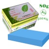 绿叶（GreenLeaf）彩色复印纸 A4 80g 500p 蓝色 10包箱
