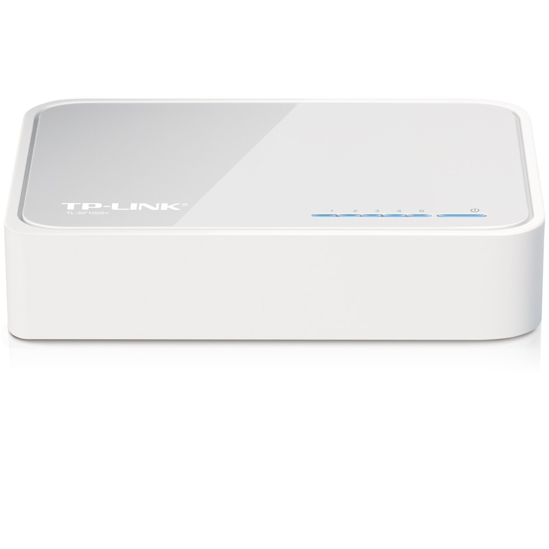 普联（TP-LINK）TL-SF1005+ 100Mbps 桌面式非网管交换机 5口百兆 一年保修