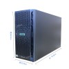 惠普（HP）服务器 HPE ML350 Gen9 E5-2609V4/2*8G/B140i/2*500G SATA/4个千兆网口/8LFF热插拔SATA/1*500W热插拔冗余电源 黑色 三年上门