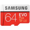 三星（SAMSUNG）TF卡 MB-MC64G EVO PLUS系列 64GB Class10 读速100MBs 写速60MBs 红白
