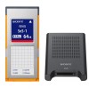 索尼(SONY) 存储套装 索尼内存卡SXS 64G+索尼SBAC-US30读卡器 黑色