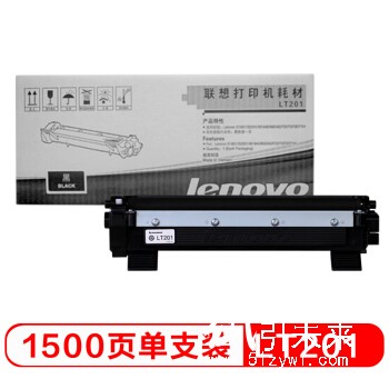 联想（Lenovo）LT201黑色墨粉(适用S1801/LJ2205/M1851/M7206/M7255F/F2081/LJ2206W/M7206W/M7256WHF打印机)