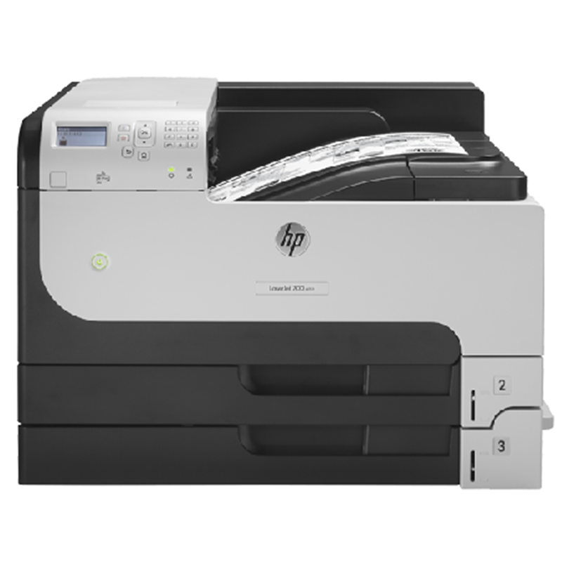 惠普(HP) LaserJet Enterprise 700 M712dn 黑白激光打印机 有线网络打印 手动双面打印 A3幅面 灰色 三年保修