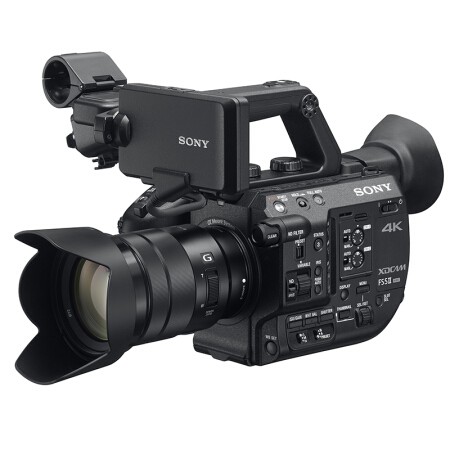 索尼（SONY） 专业摄像机 PXW-FS5M2K	CMOS传感器 1160万像素 3.5英寸屏 15倍光学变焦 自动/手动对焦 含E PZ 18-105mm F4 G OSS APS-C 镜头 官方标配 一年保 黑色