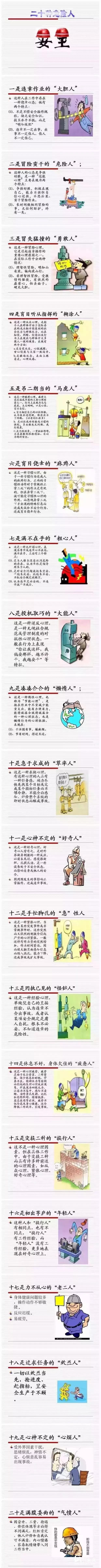 这些人容易引发生产安全事故