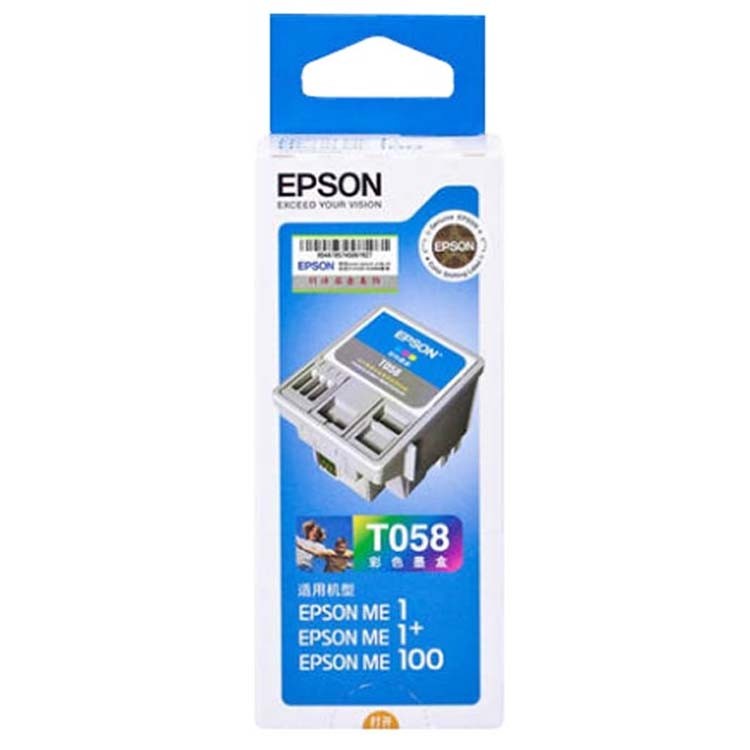 爱普生（Epson）T058 彩色墨盒 适用于EPSON ME1 ME1+ ME100 打印量180页