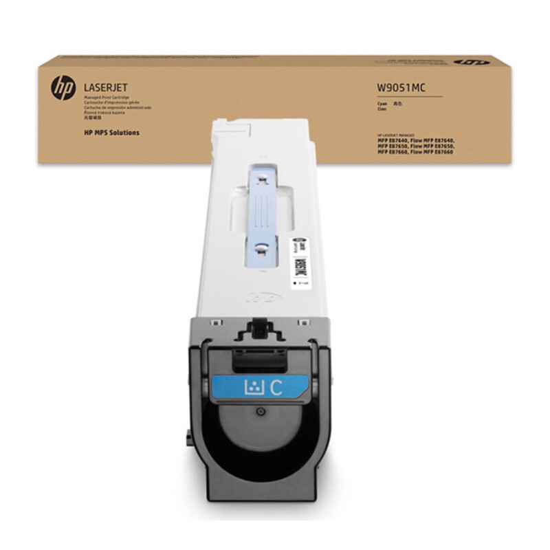 惠普（HP） W9051MC 青色 复印机粉盒 适用于HP E87640z/E87650z/E87660z