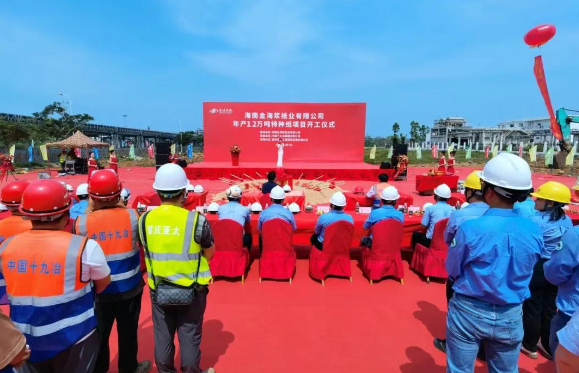 APP（中国）海南金海浆纸年产12万吨特种纸项目正式开工