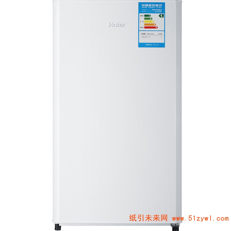海尔（Haier）BC-93TMPF 单门冰箱 93升容量 定频 一级能效 直冷 机械控温 一年保修 白色