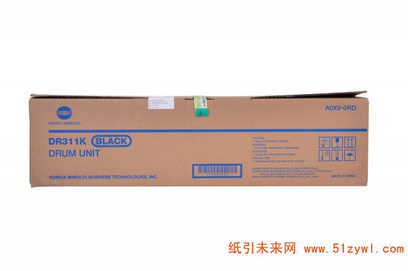 柯尼卡美能达(KONICAMINOLTA) 黑色硒鼓 DR-311K bizhub C360/bizhub C220/bizhub C280 打印量约10000页