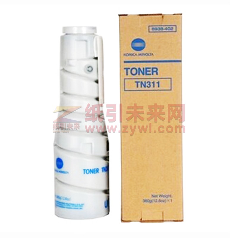 柯尼卡美能达(KONICAMINOLTA) TN311 黑色 复印机粉盒 适用于bizhub 350/362 打印量17.5K