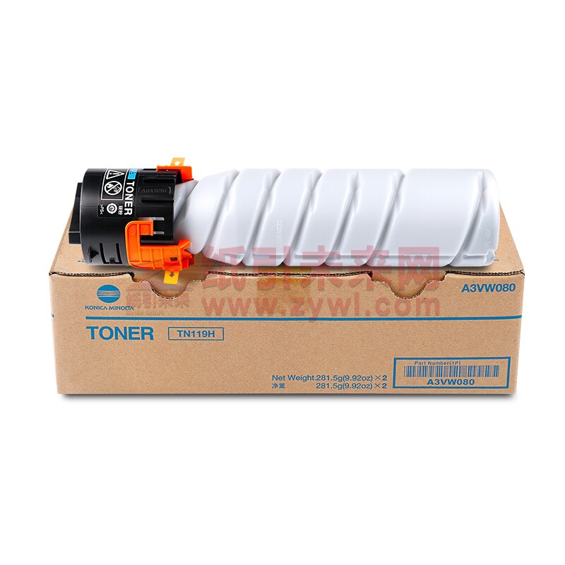 柯尼卡美能达(KONICAMINOLTA) TN-119H 复印机粉盒 适用于bizhub 195/7719 黑色 打印量11000页