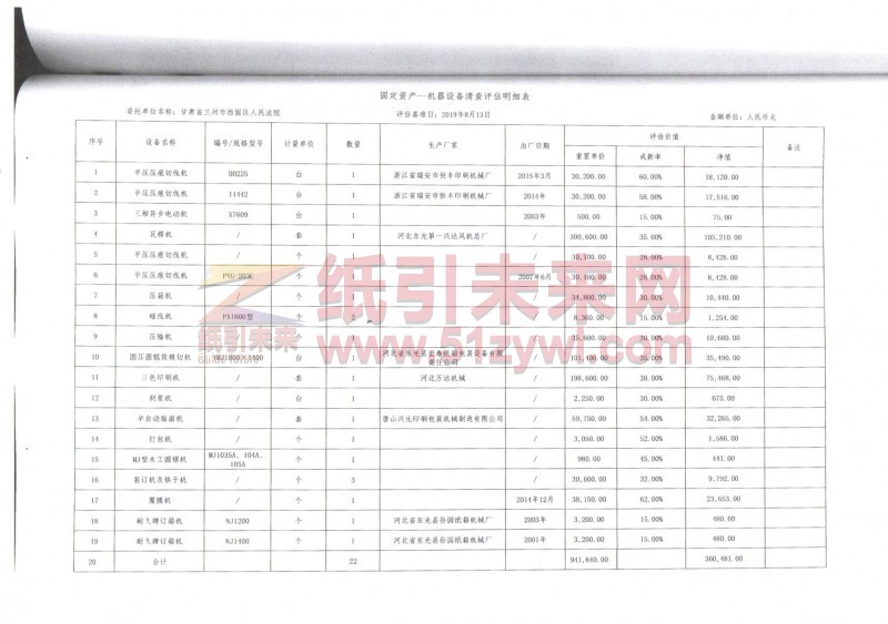 印刷包装厂