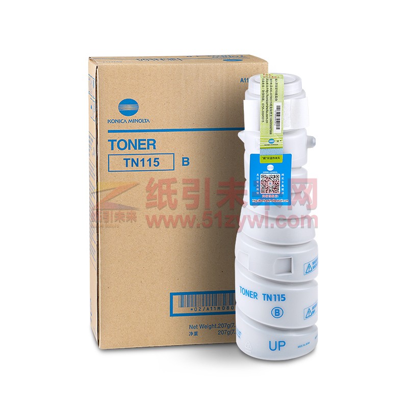 柯尼卡美能达(KONICAMINOLTA)TN115B 碳粉 适用机型BH163V/7616V 黑色 打印量11000页
