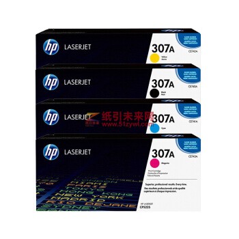 惠普（Hp）307A 硒鼓 CE740-CE743A 四色套装 适用于CP5225 CP5225n 5225dn A4 5%覆盖率单支打印量7000页