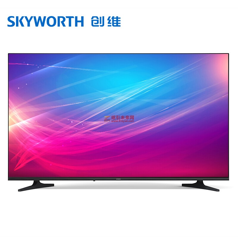 创维（Skyworth）65E392G 4K超高清电视机 65英寸 二级能效 全面屏 含底座 一年保修