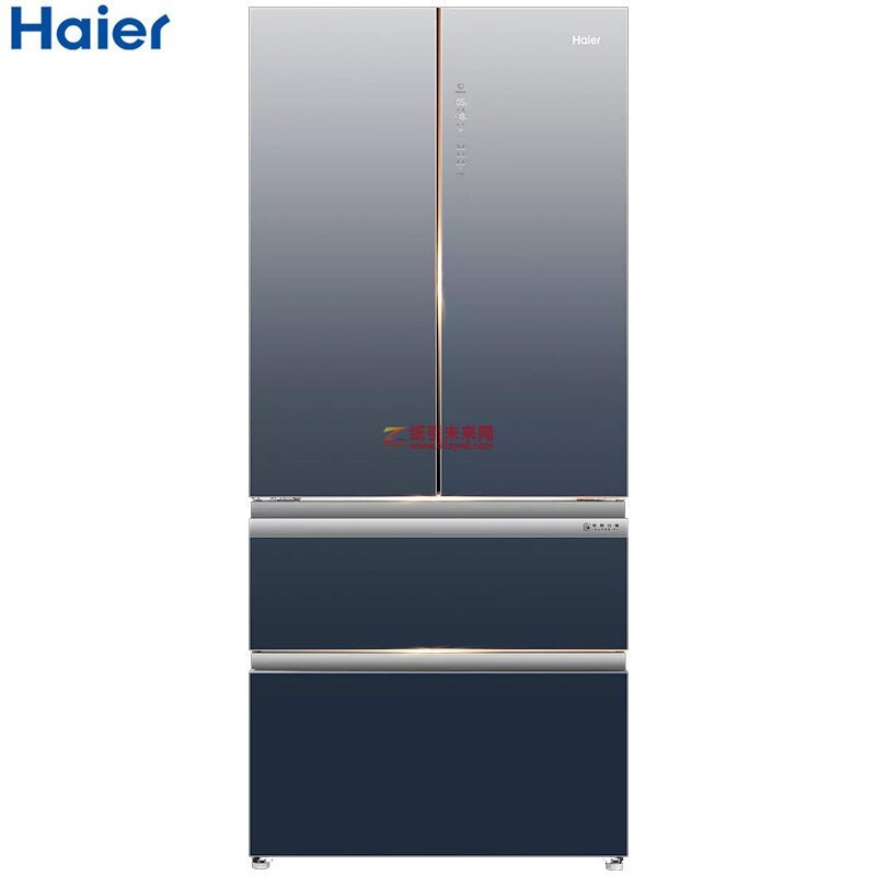 海尔(Haier) BCD-503WDCEU1 冰箱 多门四门 风冷无霜 渐变色 一级能效 503升 一年保修