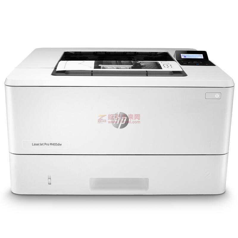 惠普（HP）LaserJet Pro M405dw 黑白激光打印机 A4 打印38页/分钟 黑白 支持双面打印 无线网络 白色