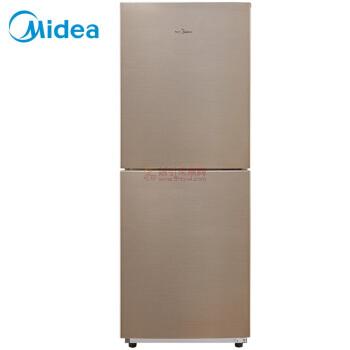美的(Midea)166升 风冷无霜 电脑控温 母婴小冰箱 双系统双门电冰箱 感温探头 爵士棕 BCD-166WM