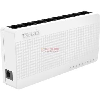 腾达（Tenda）S108 8口百兆交换机 家用宿舍交换器 监控网络网线分线器 分流器 兼容摄像头