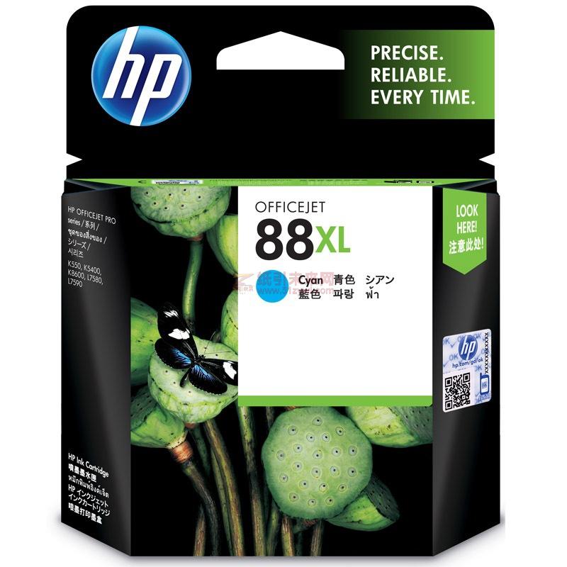 惠普（HP） C9391A 88XL 青色 墨盒 适用于HP Officejet L7580 L7590 ProK550 K550dtn K5400dn K8600