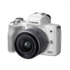 佳能（Canon）EOS M50 微单相机套机  M50白色单机+15-45mm镜头