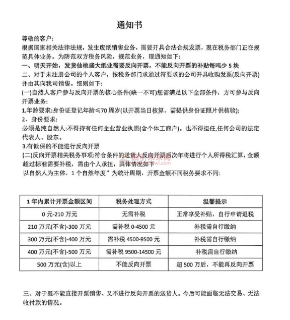 收货通知 湖北仙桃